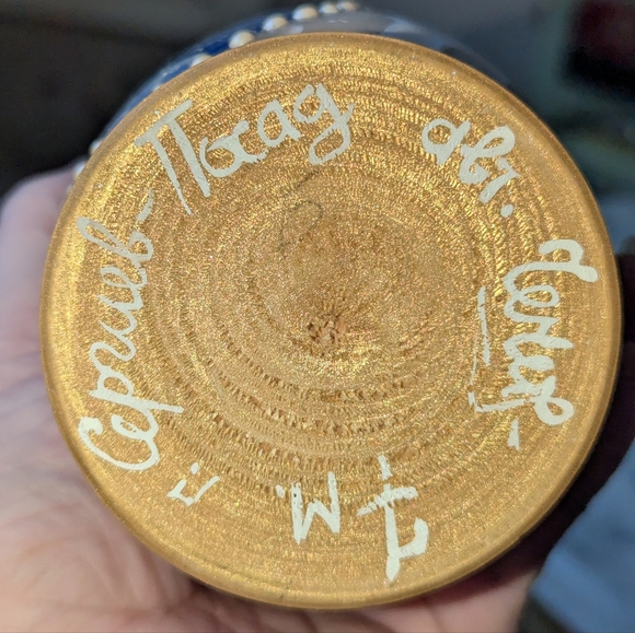 Hand-Painted Russian Winter Princess Nesting Dolls - gold accents 6 pc - Picture 15 of 15